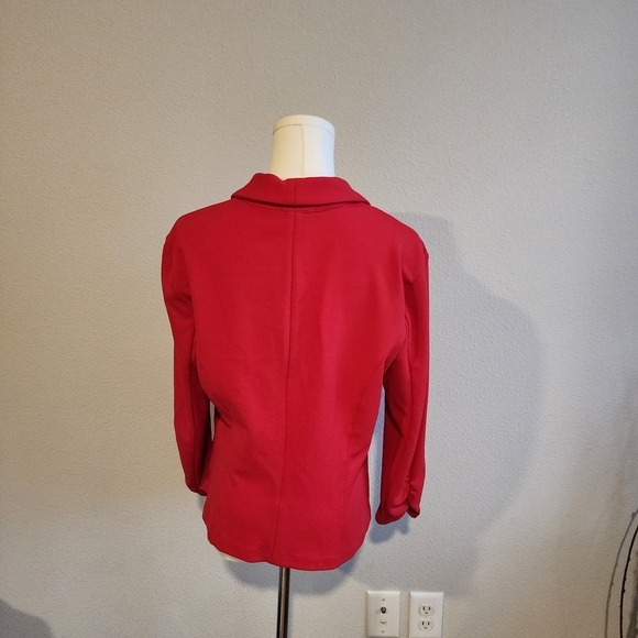 Bar III Vibrant Red Women's Blazer - Picture 3 of 9